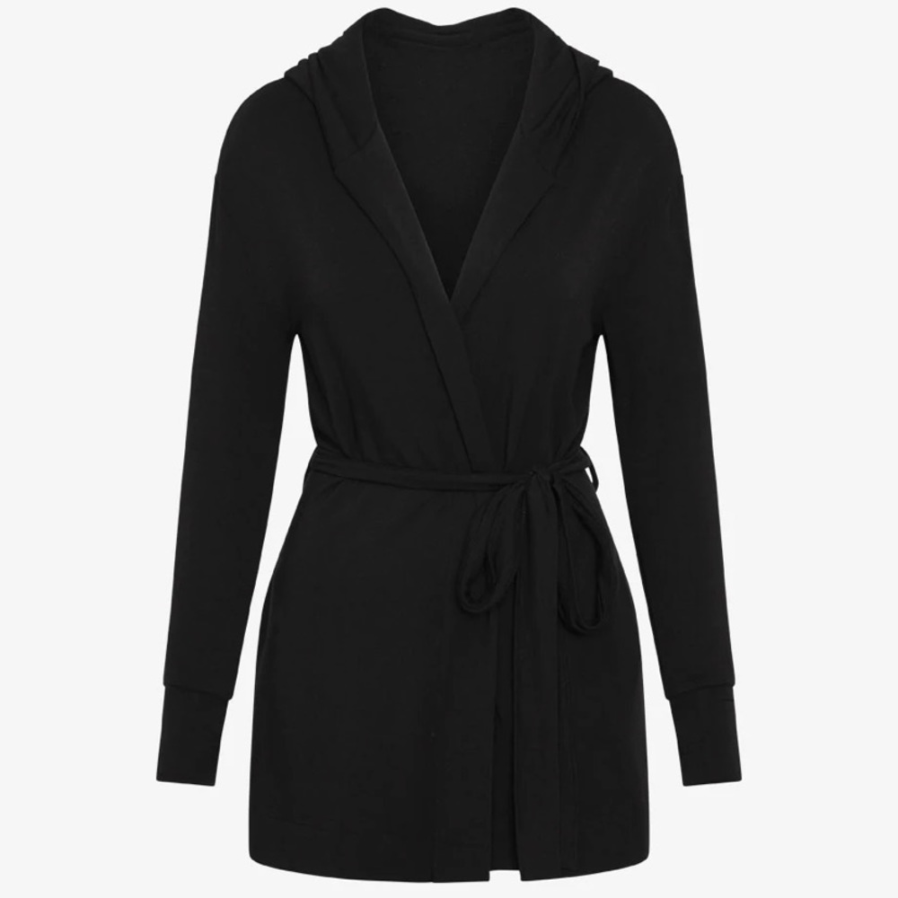Commando Butter Modal Hooded Thumb Robe Cardigan - Picture 3 of 5